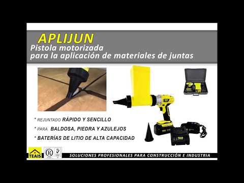 Aplijun - aplicador de mortero - applicateur de mortier - pointing gun Li-ion 2x3.0Ah