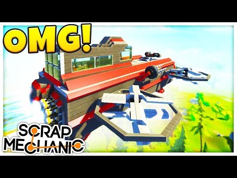 CASTLE JAILBREAK! - Cops & Robbers Challenge - Scrap Mechanic Multiplayer Gameplay | JeromeASF