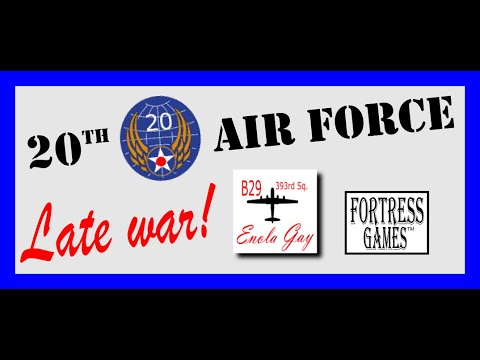 "20th Air Force" LATE GAME full turn video - Fortress Games (jump to any Turn Phase you want!)