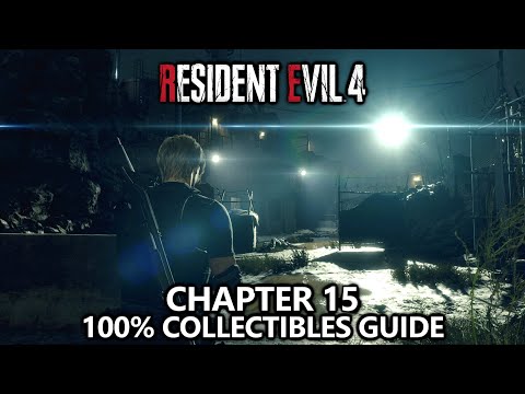 Resident Evil 4 - All Collectibles - Chapter 15 (Treasures, Castellans, Weapons, Upgrades, Recipes)