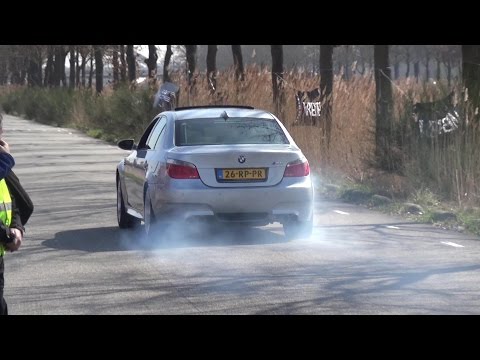 BMW BURNOUTS and Accelerations - M3 E92, M5 E39, M5 E60, 335i 800hp