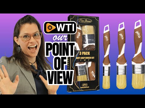 3 Pack Professional Paint Brushes Set - WTI product video review