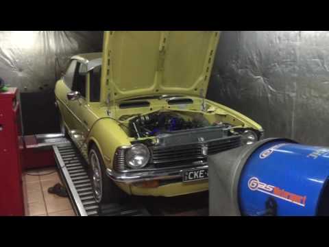 1UZ V8 Turbo KE20 Corolla with Custom Kelford Cams dyno tune