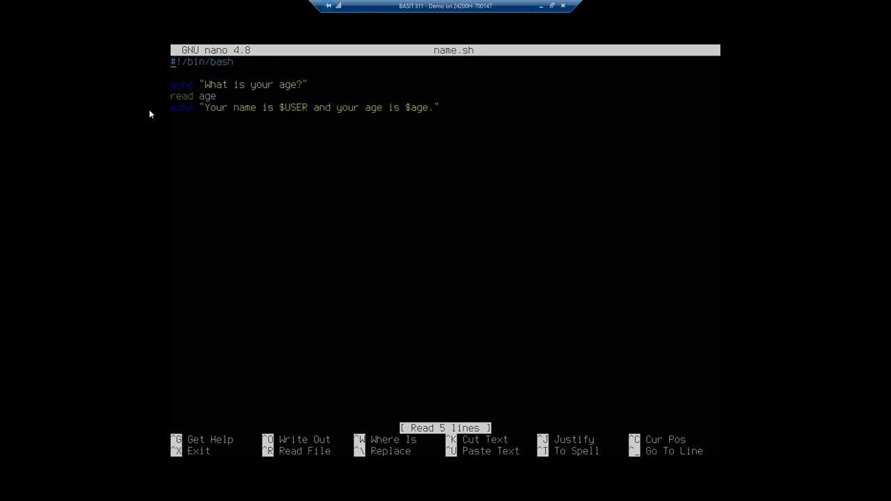 Introducing shell scripts in Ubuntu Server