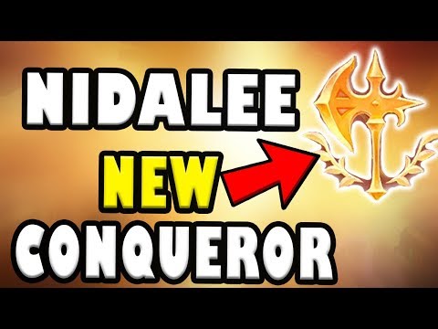 REWORKED CONQUEROR ON NIDALEE?! AD/AP + HEAL + TRUE DAMAGE?!! - League of Legends