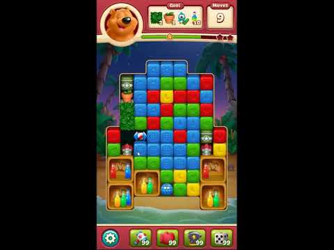 Toon Blast Level 4973 - NO BOOSTERS 🐻🐺🐱 | SKILLGAMING ✔️