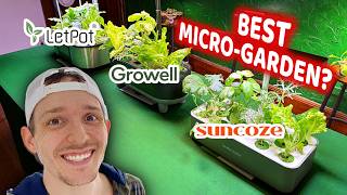Top Three Small Hydroponic Systems in the USA! 12+ Crops, 55