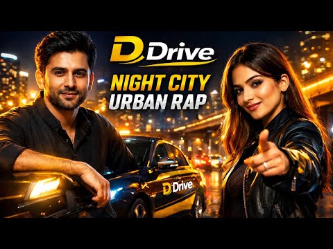 D-Drive Night Ride 🔥 | Pakistani Street Rap | Safe Ride • Fast Vibe (Official Music Video