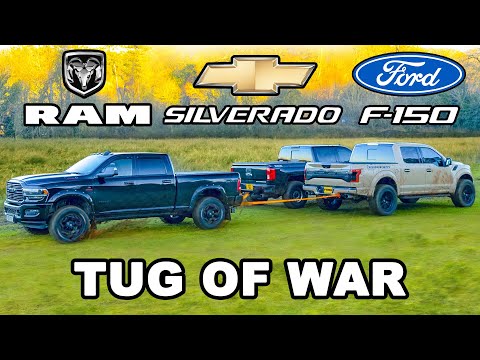 Dodge RAM v Ford F-150 v Chevy Silverado: TUG-OF-WAR