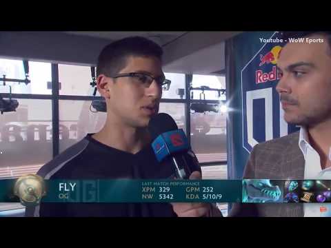 Fly Interview after OG exits TI7 at the hands of LGD -- OG vs LGD ti7