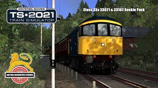 TS2021 - Class 33s 33021 & 33102 Reskin Pack Trailer