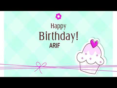Happy birthday bhai Arif