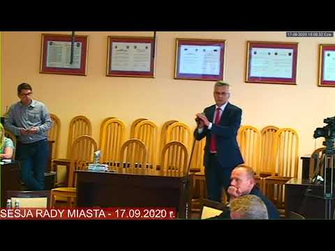 SESJA RADY MIASTA   17. 09. 2020 R.