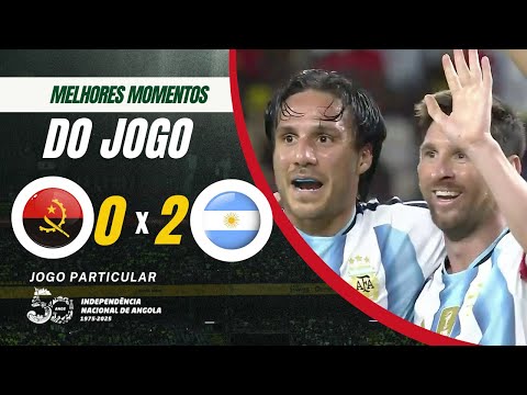 Highlights - Angola vs Argentina 1st Friendly Match