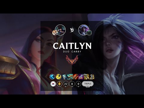 Caitlyn ADC vs Kai'Sa - KR Grandmaster Patch 12.20