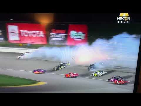 Anthony Alfredo Flips in Kansas Lottery 300