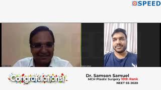 Download Lagu NEET SS - 2020, SPEED TOPPERS, Dr Samson Samuel, 10th Rank, MCH Plastic Surgery Thumbnail