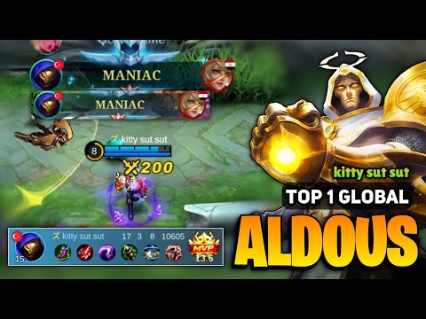 Aldous Best Build 2023 [ Aldous Top 1 Global Gameplay ] By kitty sut sut - Mobile Legends