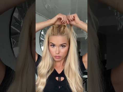 Фитнес Loop Hair Tutorial — you could use a simple clip.. or you can LOOP IT #pamelareif #hairstyle