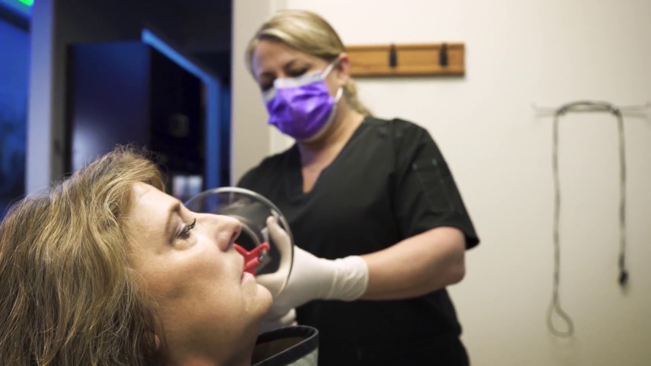 Richardson dentist taking digital x rays of a dental patient