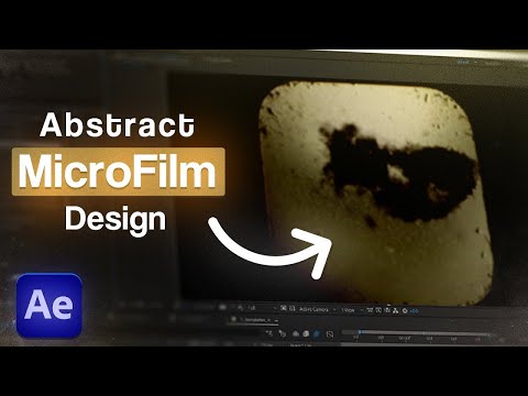 Abstract microfilm motion design | After Effects process