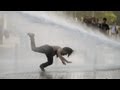 Water Cannon Vs Turkish Protesters
