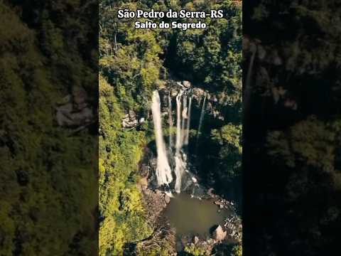 Salto do Segredo em São Pedro da Serra-RS #serragaucha #turismors #gramado #sul #bento #canions