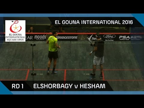 Squash: Mo. Elshorbagy v Hesham - El Gouna International 2016 RD 1 Highlights