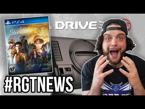 SHENMUE 1 AND 2 HD! MEGA DRIVE MINI! Sega FES 2018 Reaction! | #RGTNEWS Quickie