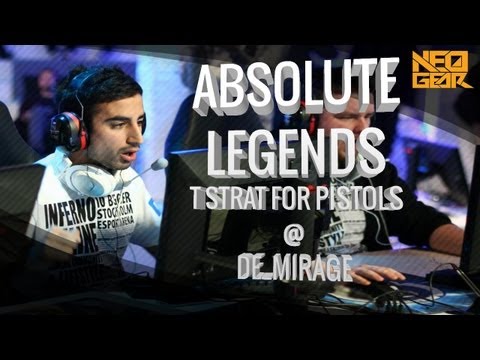 Pistol Strategy for T side @ De_Mirage [Absolute Legends vs Fnatic]