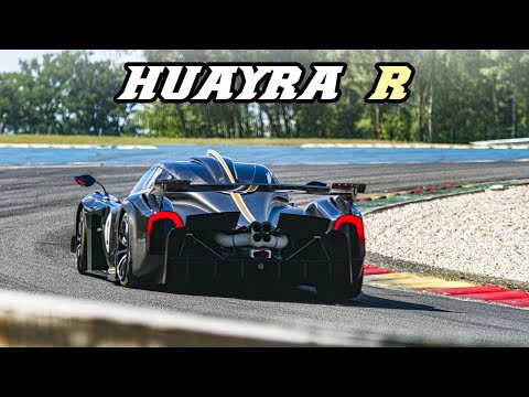 PAGANI HUAYRA  R  | Sounds like 90s F1 cars | Screaming V12 flybys & downshifts | Spa 2022