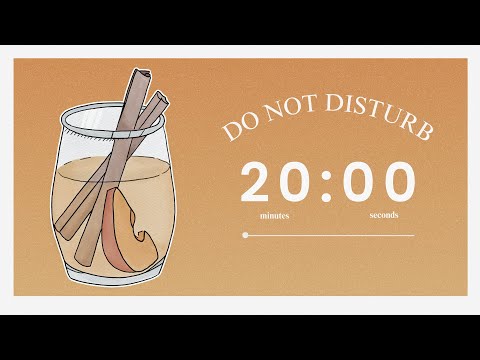 ✨☕ 1.5 Hour Study With Me (Apple Cider) | 20/5 Pomodoro Timer w/ Cozy Lofi Music 📚✨