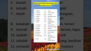 Download lagu Pilihan Nama Bayi Perempuan Islami Huruf J mp3