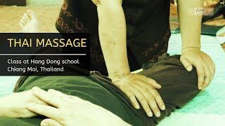 Thai Massage class | Hang Dong school, Chiang Mai, VERY traditional