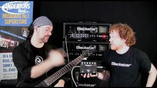 Video thumbnail for Blackstar HT Blackfire Gus G Signature Tube Distortion Pedal Demo by Andertons Music Co