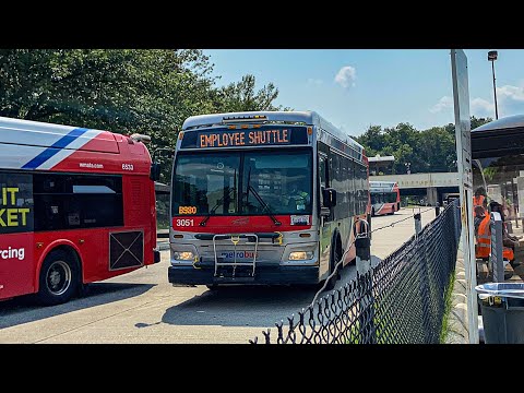 WMATA 2012 Orion VII BRT Hybrid 3051 on the Employee Shuttle