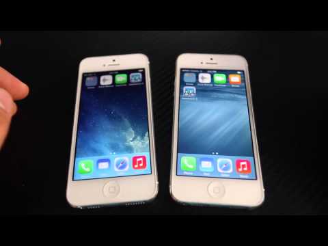 iOS 8 VS iOS 7 On iPhone 5s
