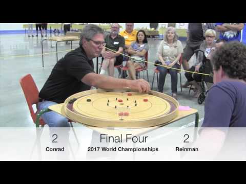 Crokinole 2017 World Championship Top 4 - Reinman v Conrad