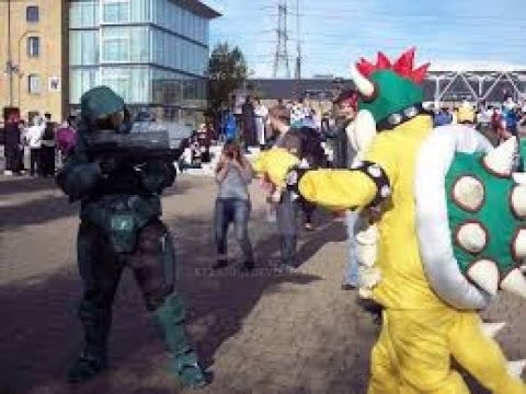 [SUPER CLASH BROS] MASTER CHEIF kills Bowser