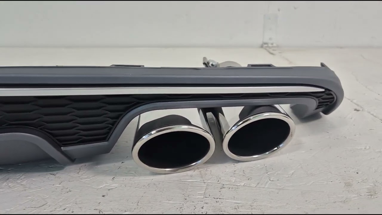 Audi A6 C7 2011–2017 Zadní difuzor s koncovkami výfuku S-Style (pro S / S-Line 2014-2017) Video 1