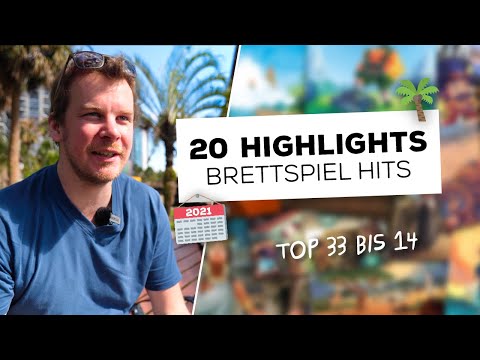 20 Brettspiel Highlights 🎲 Top 33 bis 14 🌴 (aus Miami)