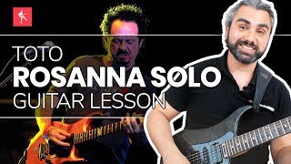 Download lagu 🎸Rosanna Solo Guitar Lesson - How To Play Rosanna Guitar Solo by Toto mp3