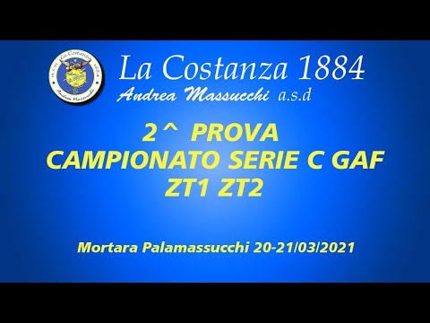 2^ PROVA CAMPIONATO SERIE C GAF ZT1 ZT2 - Mortara Palamassucchi 20-21 Marzo 2021