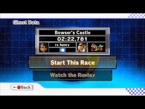 [MKW] Bowser's Castle - 2:22.781