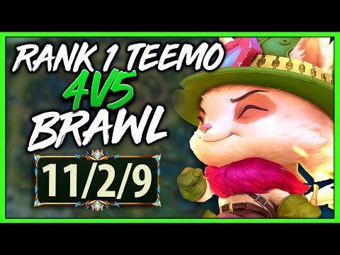 *RANK 1 TEEMO* OUR ADC RAGE QUIT BUT THEY STILL HAD NO CHANCE ;) (INSANE 4V5) - League of Legends