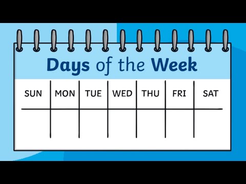 Days of the Week for Kids | What are the days of the week | Twinkl USA
