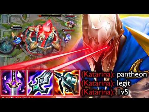 THIS PANTHEON CAN LITERALLY SOLO CARRY A 40 MINUTE GAME (KING OF BACKDOORS)