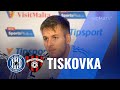 Trenér Jílek a Ondřej Zmrzlý po utkání Tipsport Malta Cupu s týmem FC Spartak Trnava