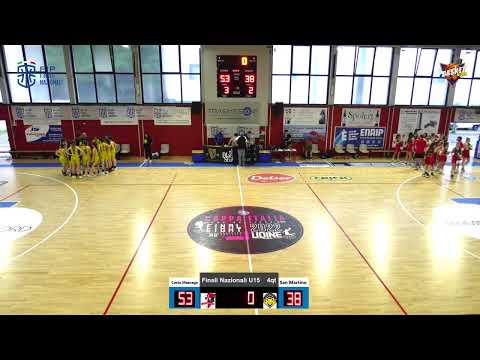 Finale Nazionale U15 F - LIMONTA COSTA MASNAGA VS SAN MARTINO