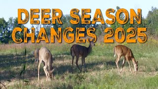 Deer Season Changes 2025